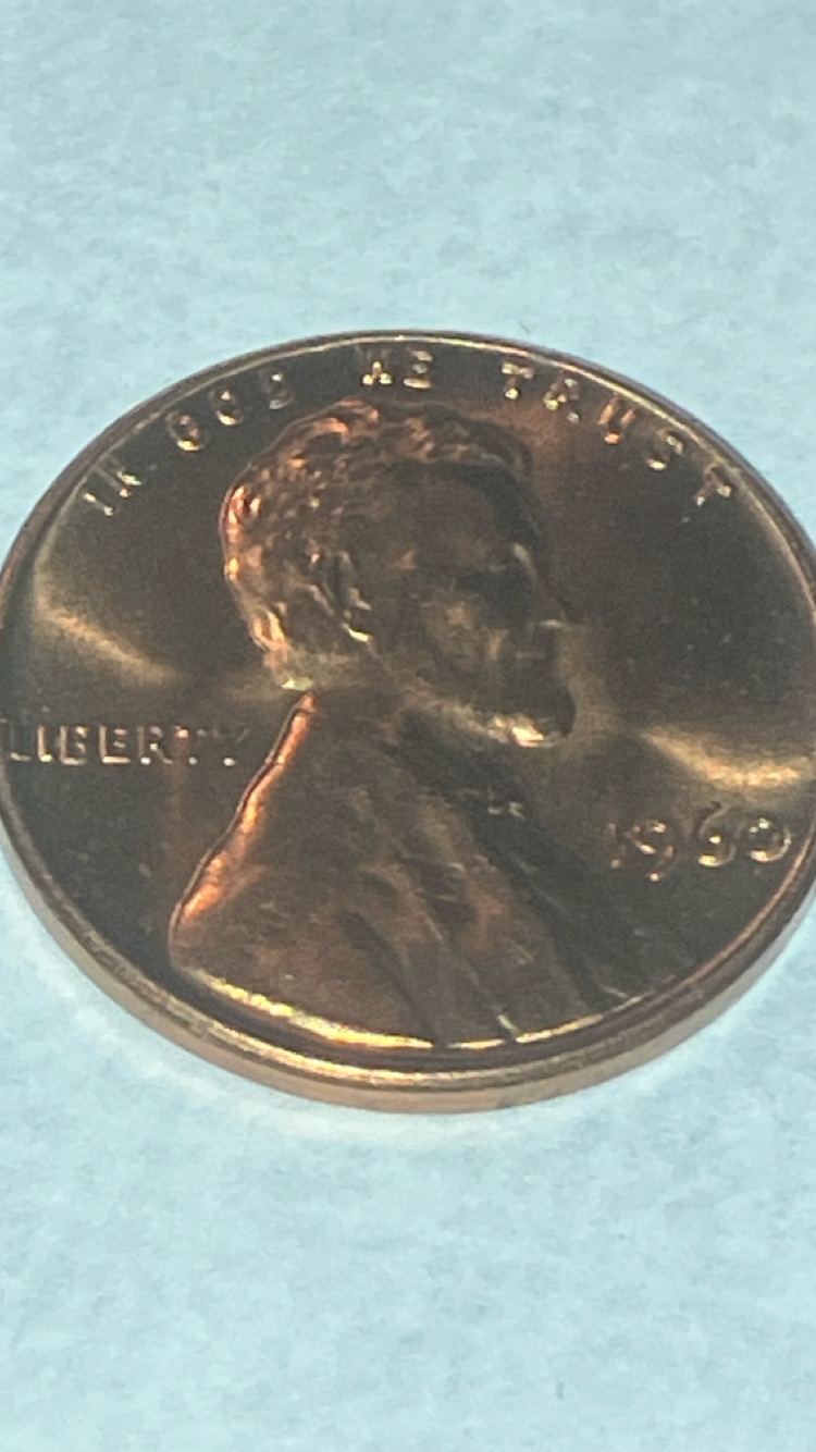 1960-Penny,-Red-With-A-Sharp-Obverse-Rim